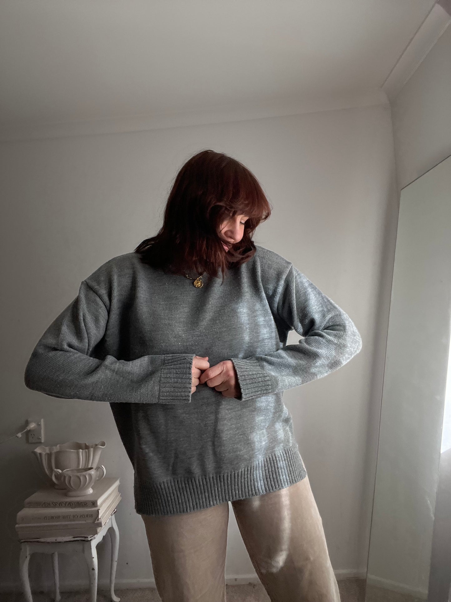 Grey Knit Jumper (10-12)