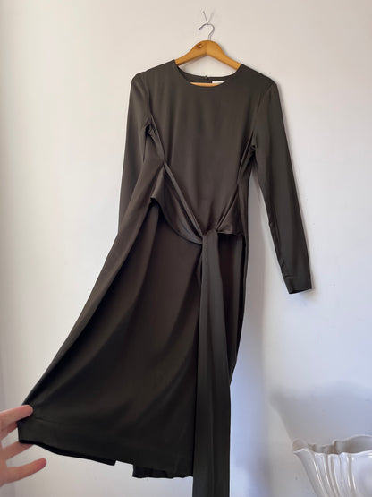 JULIETTE HOGAN Tie waist midi dress RRP$599 (8)