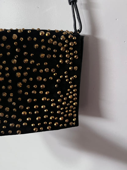 MI PIACI Studded Leather Crossbody Bag RRP approx. $250