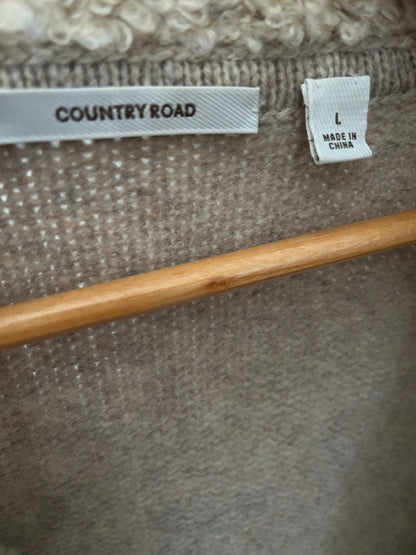 COUNTRY ROAD Wool Zip Jacket with Shearling Collar
 (8-10)
