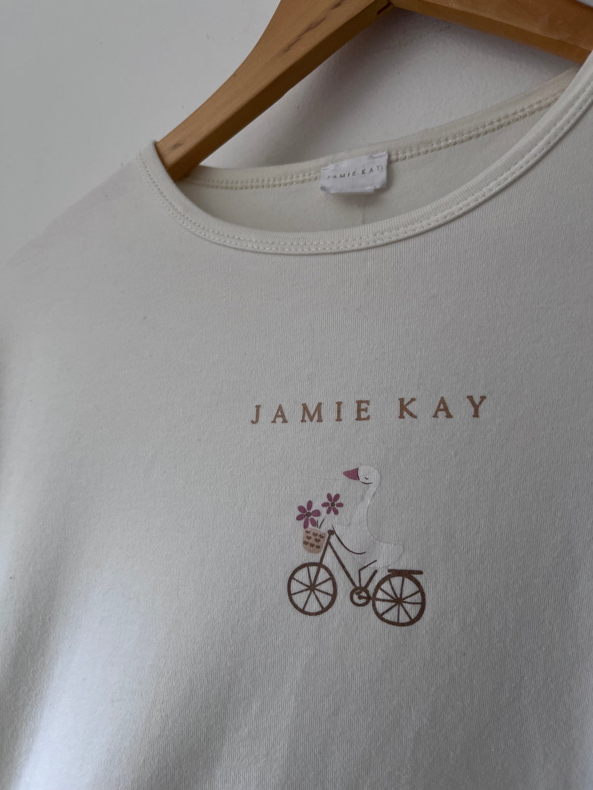 JAMIE KAY Bicycle Long Sleeve Top (Size 8)