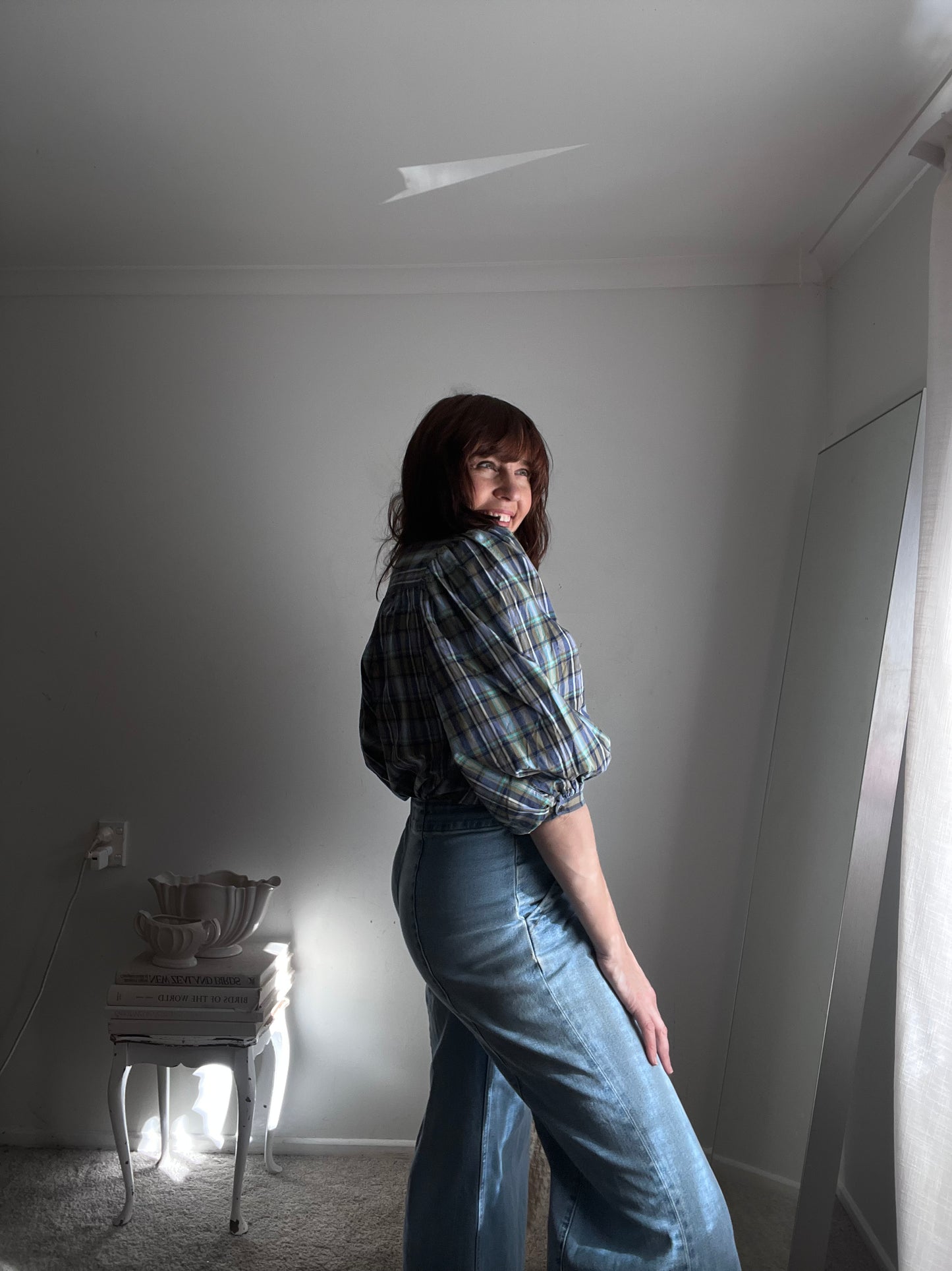 ZEST Cotton Plaid Blouse (8)