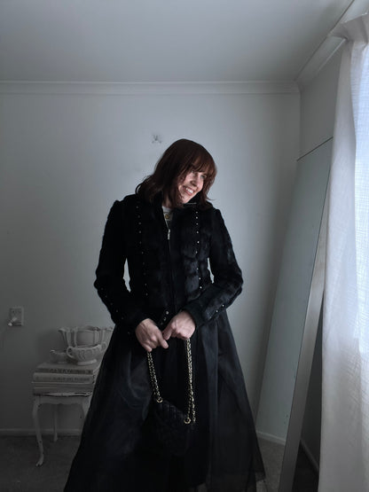 SHATUNI Suede/Fur Jacket (8-10)