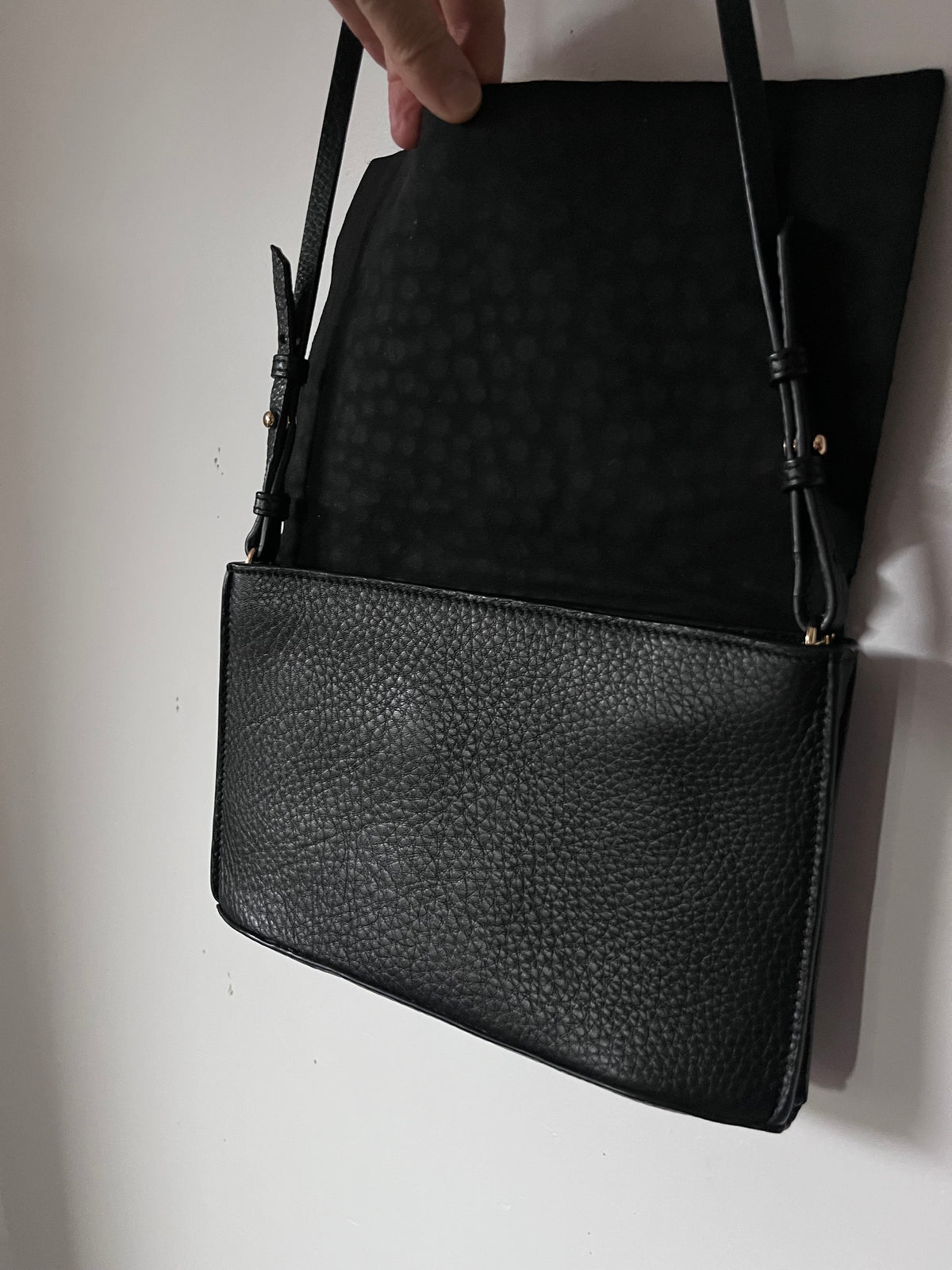 MI PIACI Studded Leather Crossbody Bag RRP approx. $250