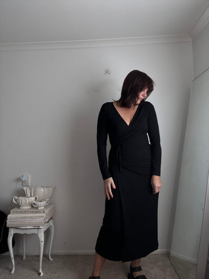 Kowtow Wrap Dress RRP$299 (10-12)