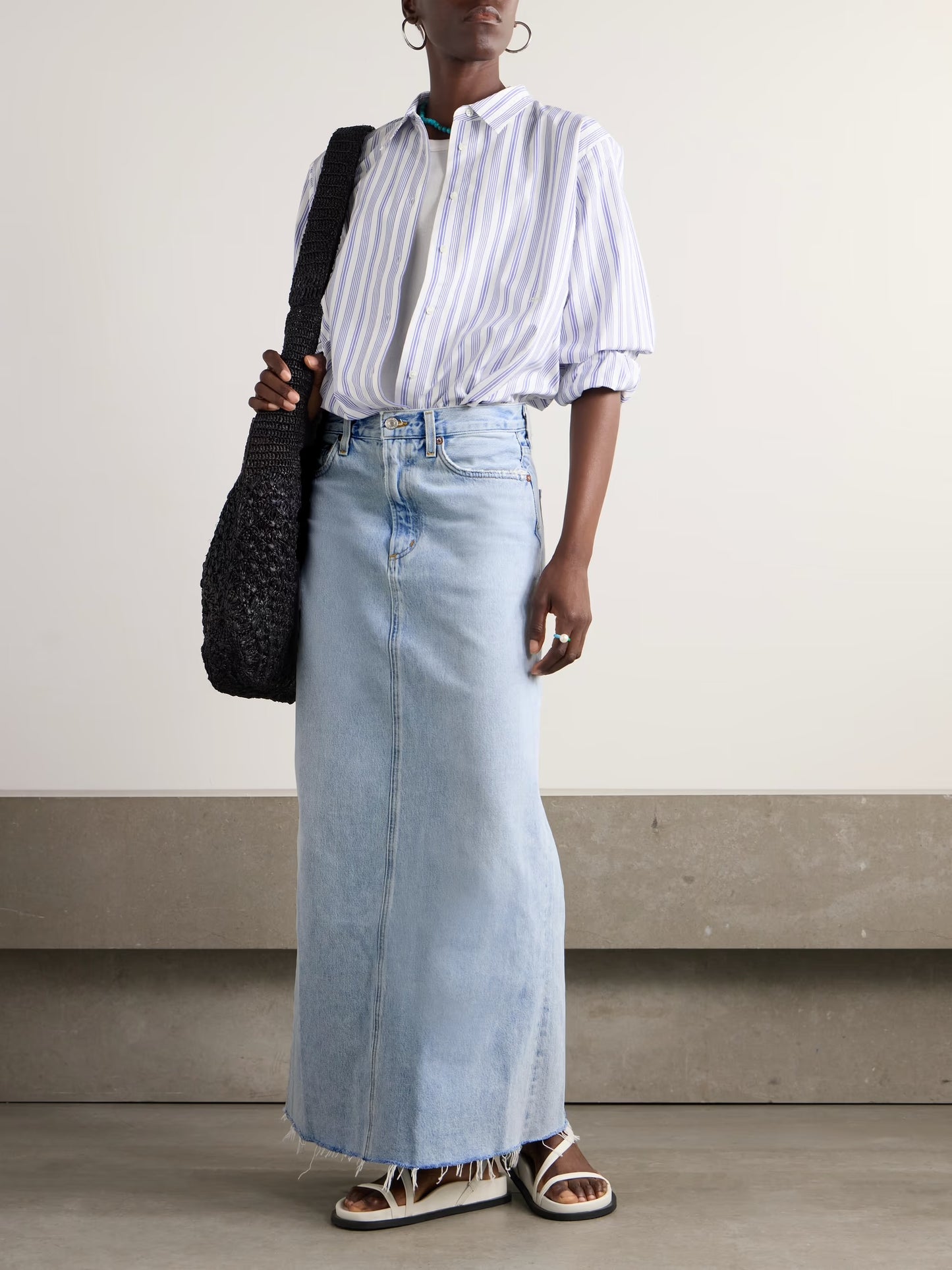 AGOLDE's 'Hilla' maxi skirt RRP$469 (10)