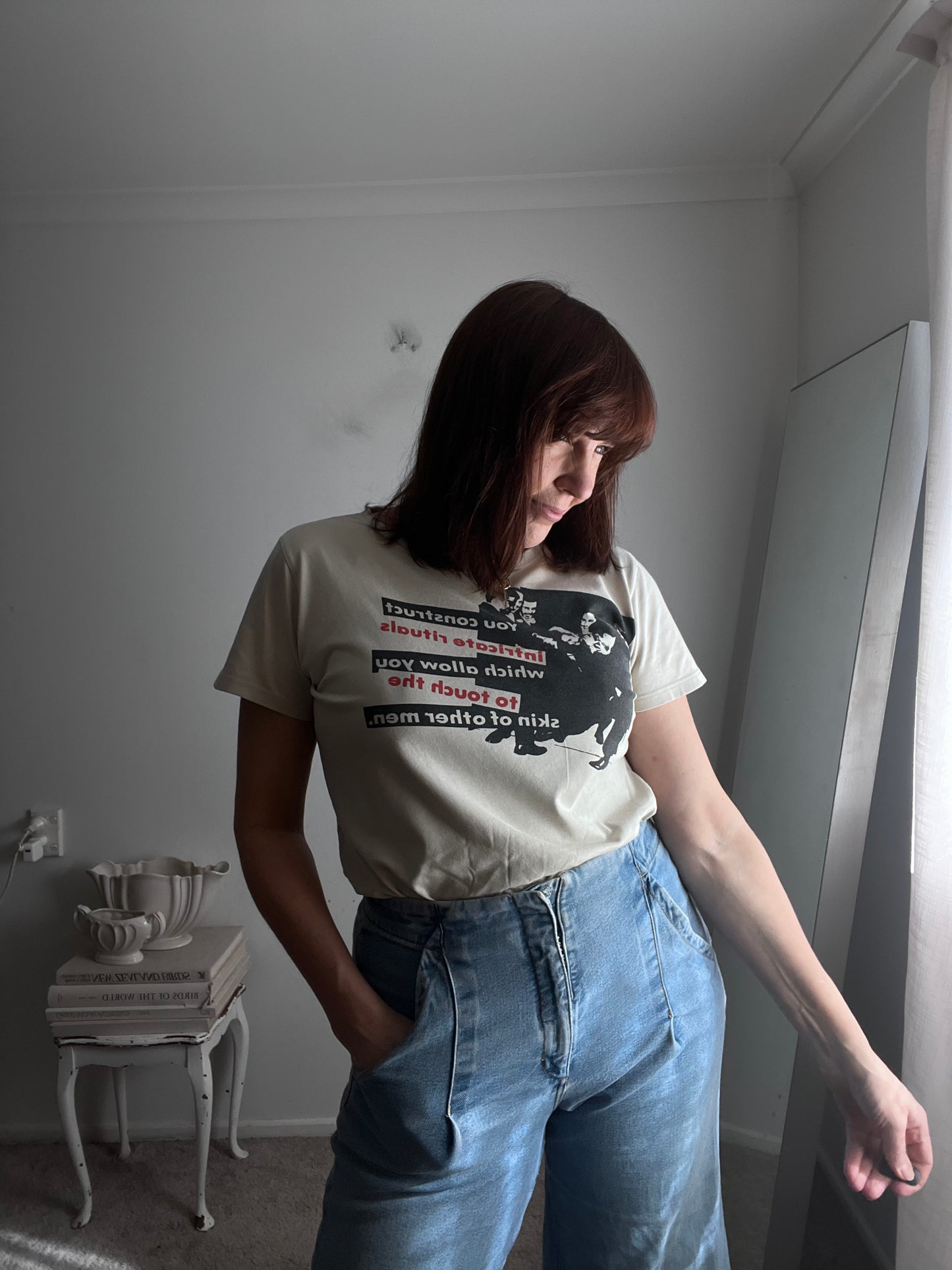 BARBARA KRUGER 2004 Uniqlo t-shirt (10-12)