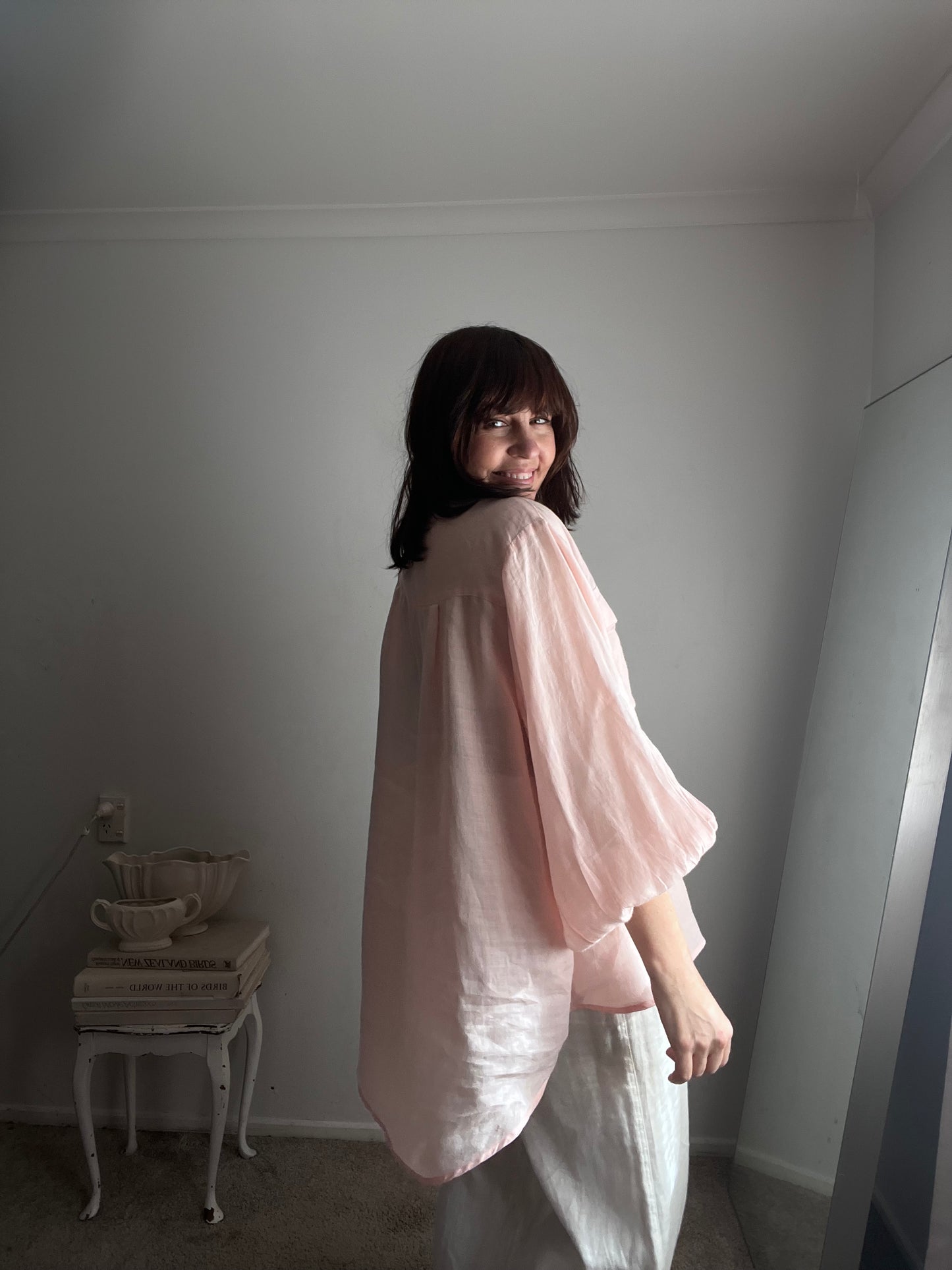 COCOWILLOW (CW) Lillian Ramie Shirt RRP$210 (12-18)