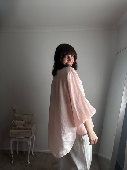 COCOWILLOW (CW) Lillian Ramie Shirt RRP$210 (12-18)