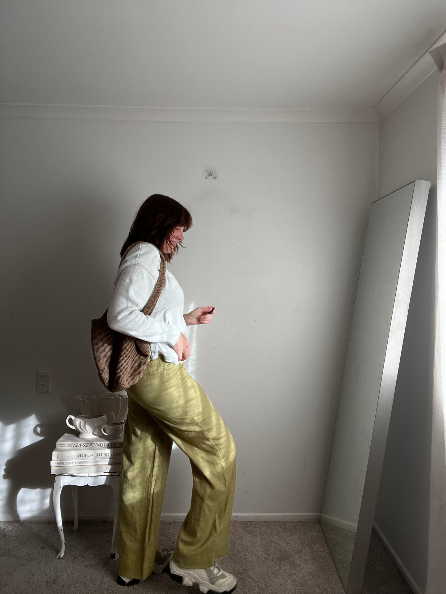 ASSEMBLY LABEL Linen Pants RRP$120 (12) & (10)