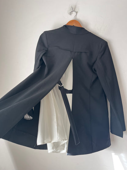 TAYLOR Open Back Wool Jacket RRP$895 (8-10)