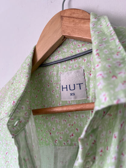 HUT Linen Shirt RRP$199 (8-12)