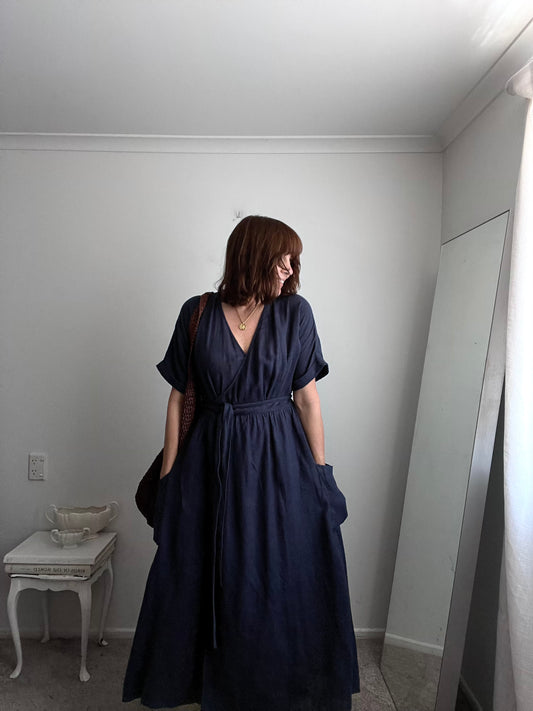 BRAVE + TRUE wrap dress RRP$199 (10-12)
