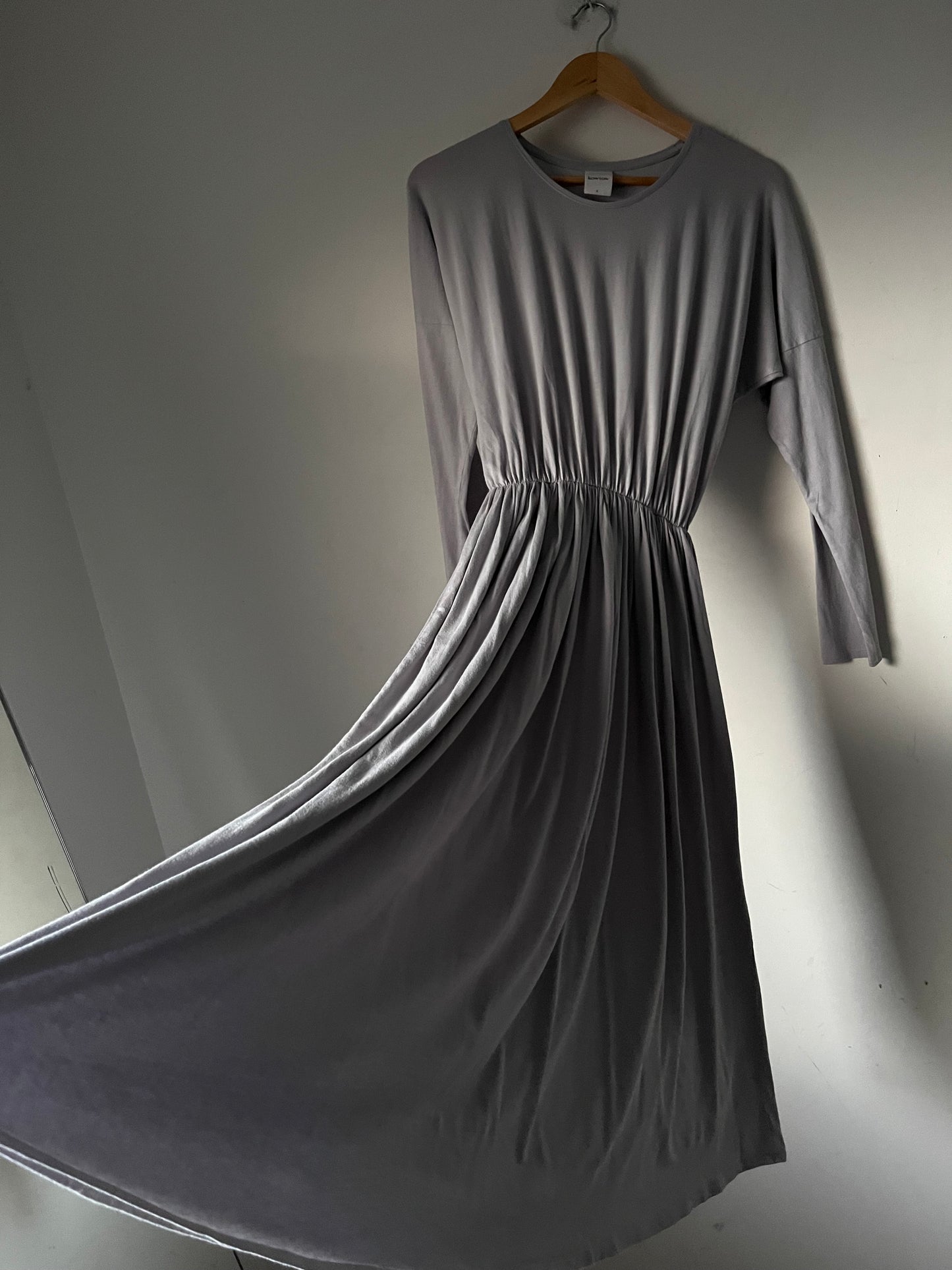 KOWTOW Long Sleeve Gather Dress RRP$209 (10-12)