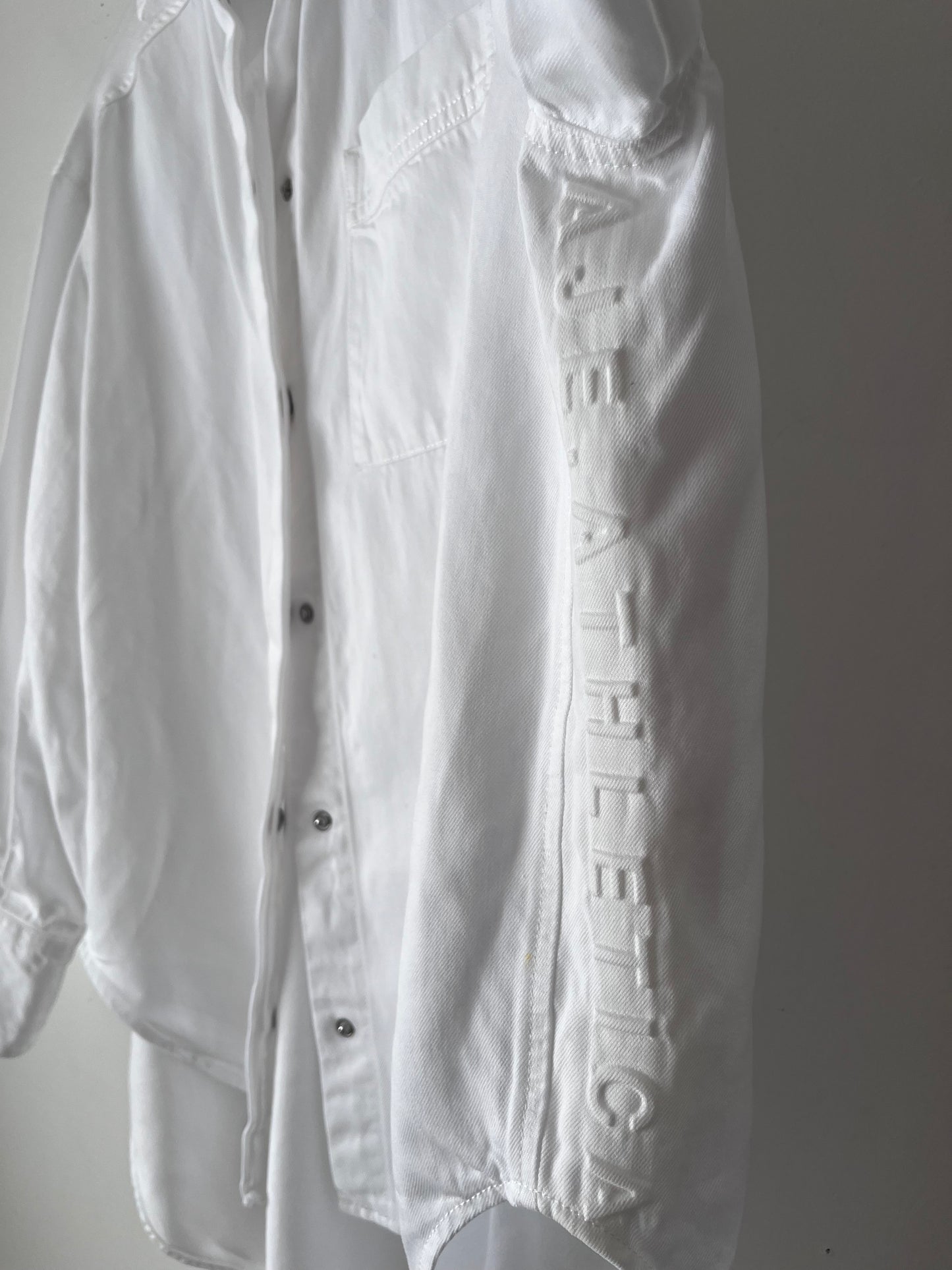 AJE ‘Athletica’ button-down shirt RRP$239 (12-14)