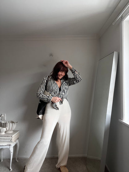 SILLS Wide Leg Knit Pants RRP$250 (10-12)