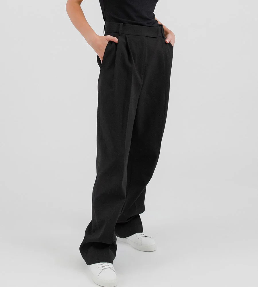 FATHER RABBIT Classic Trouser Black RRP$259 (10)