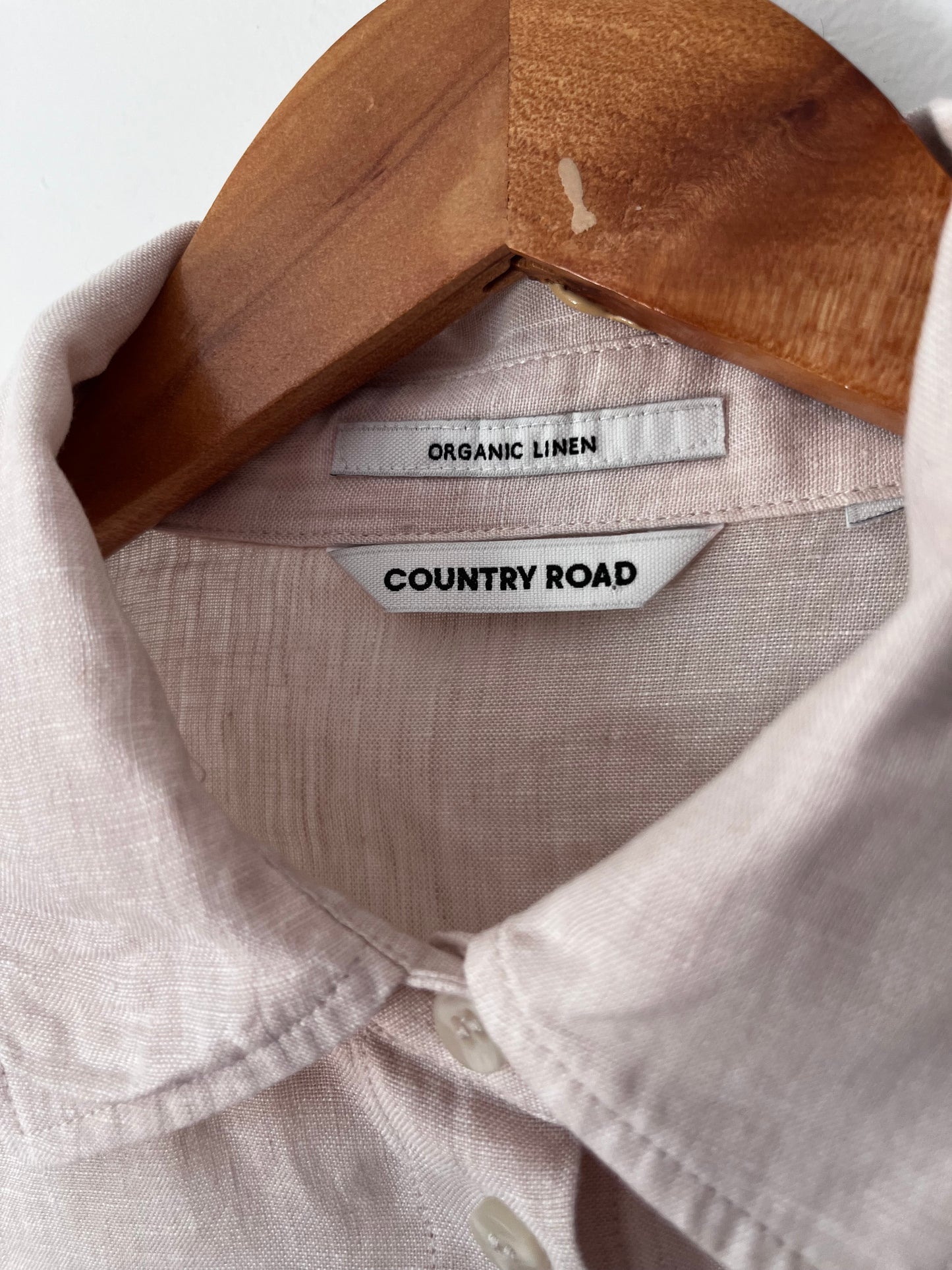COUNTRY ROAD Organic Linen Short Sleeve Shirt RRP$159 (8)
