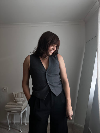 HELEN CHERRY Two-Piece Suit Set (Size 8-10) RRP$1,100