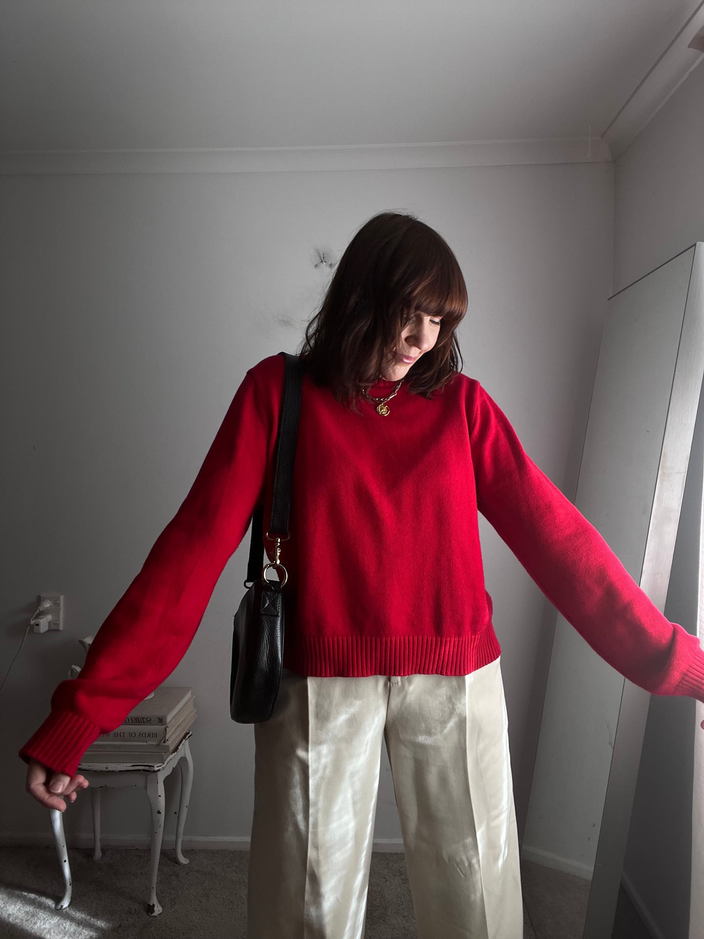 GLASSONS Cotton Crew Neck Knit RRP$40 (10-12)