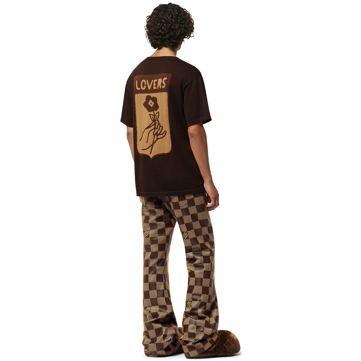 Faux LOUIS VUITTON Knit TShirt RRP$2200 (10-12)
