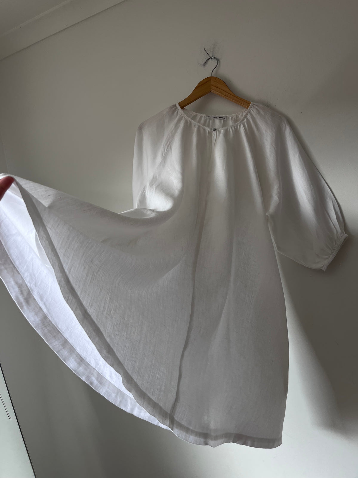 ASSEMBLY LABEL Linen Smock Dress RRP approx. $140 (Size 10)