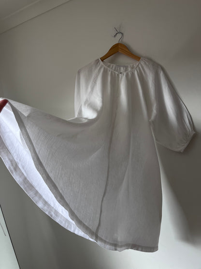 ASSEMBLY LABEL Linen Smock Dress RRP approx. $140 (Size 10)