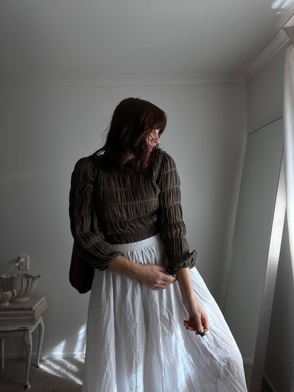 ZEST Textured Cotton Top RRP $70 (10-12)