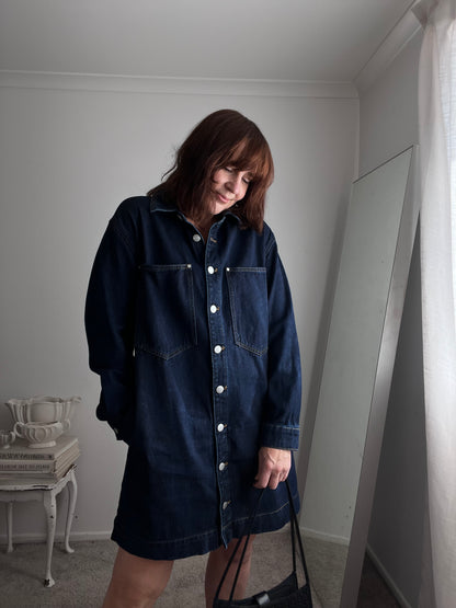 MINERAL Denim Dress RRP$129 (12-14)