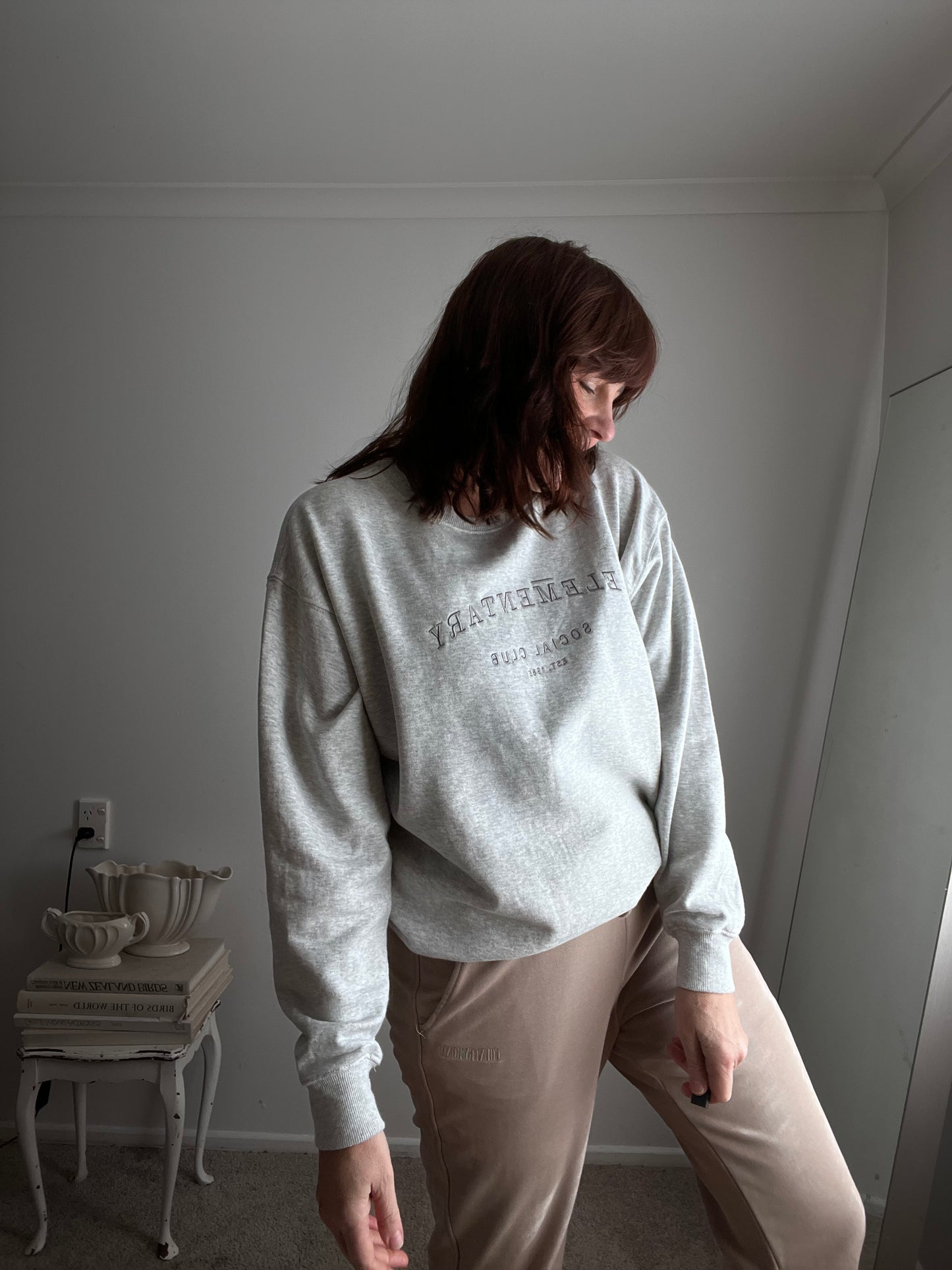 ELEMENTARY Embroidered Sweatshirt RRP$139 (XS)