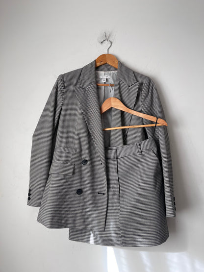 TOPSHOP Gingham Blazer & Mini Skirt Suit RRP$180 (8)