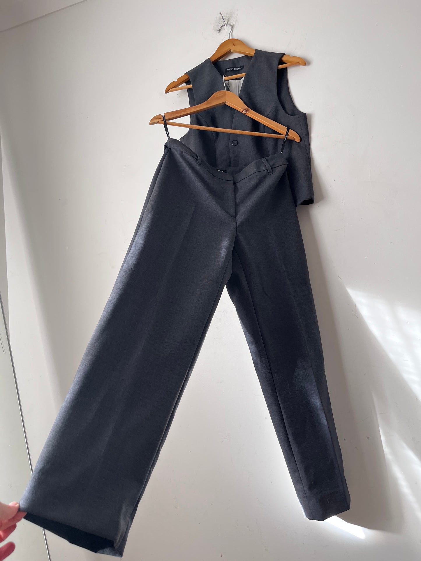 HELEN CHERRY Two-Piece Suit Set (Size 8-10) RRP$1,100