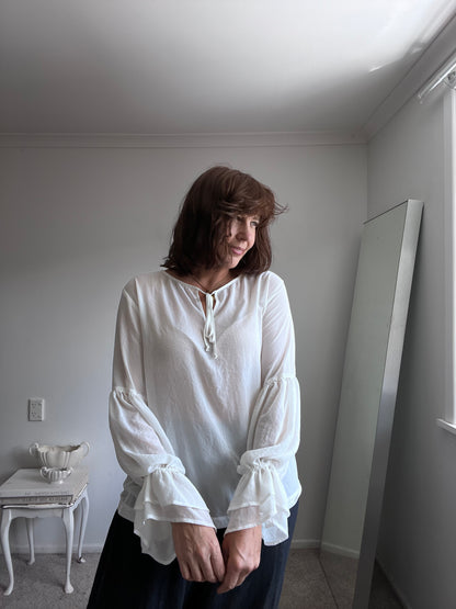 REPERTOIRE 'Poet' blouse RRP$298 (10-14)