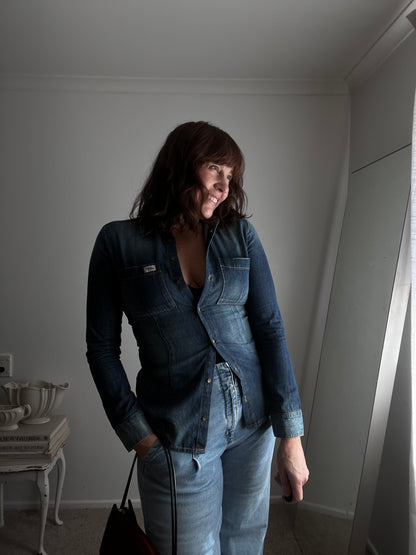 GUESS Denim Shirt (XS imo)