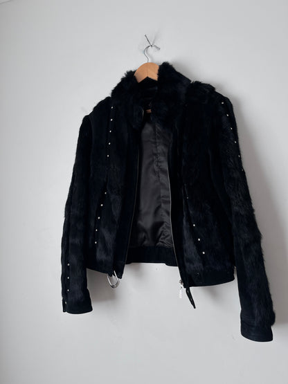 SHATUNI Suede/Fur Jacket (8-10)