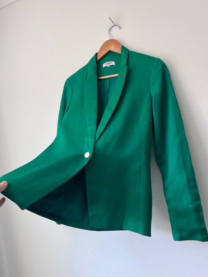 MORGAN DE TOI Linen Blend Blazer RRP $220 (6-8)