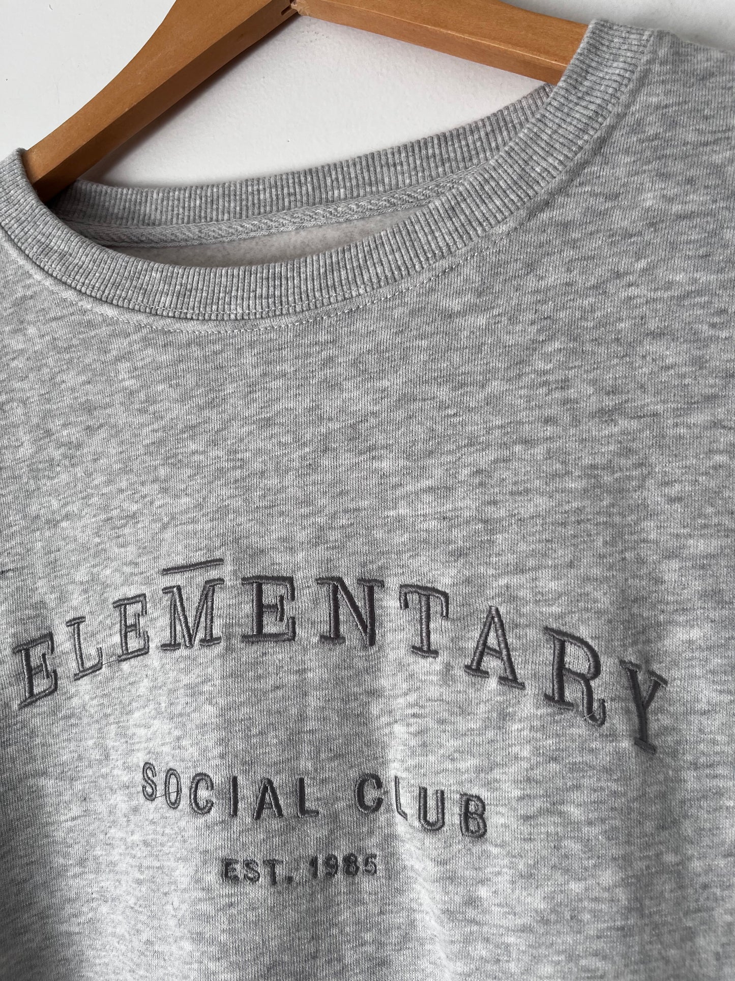 ELEMENTARY Embroidered Sweatshirt RRP$139 (XS)