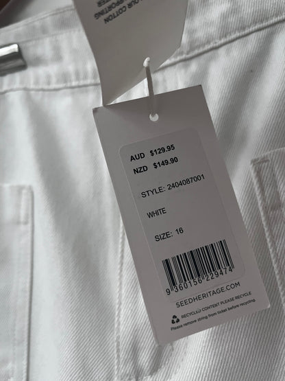 SEED HERITAGE Wide Leg Jeans RRP$149.90 (16) BNWT