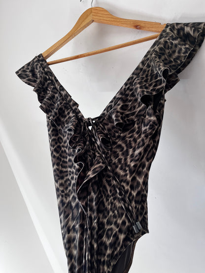 ZIMMERMANN Suraya Frill Lace-Up Swimsuit RRP$500 NZD (12)