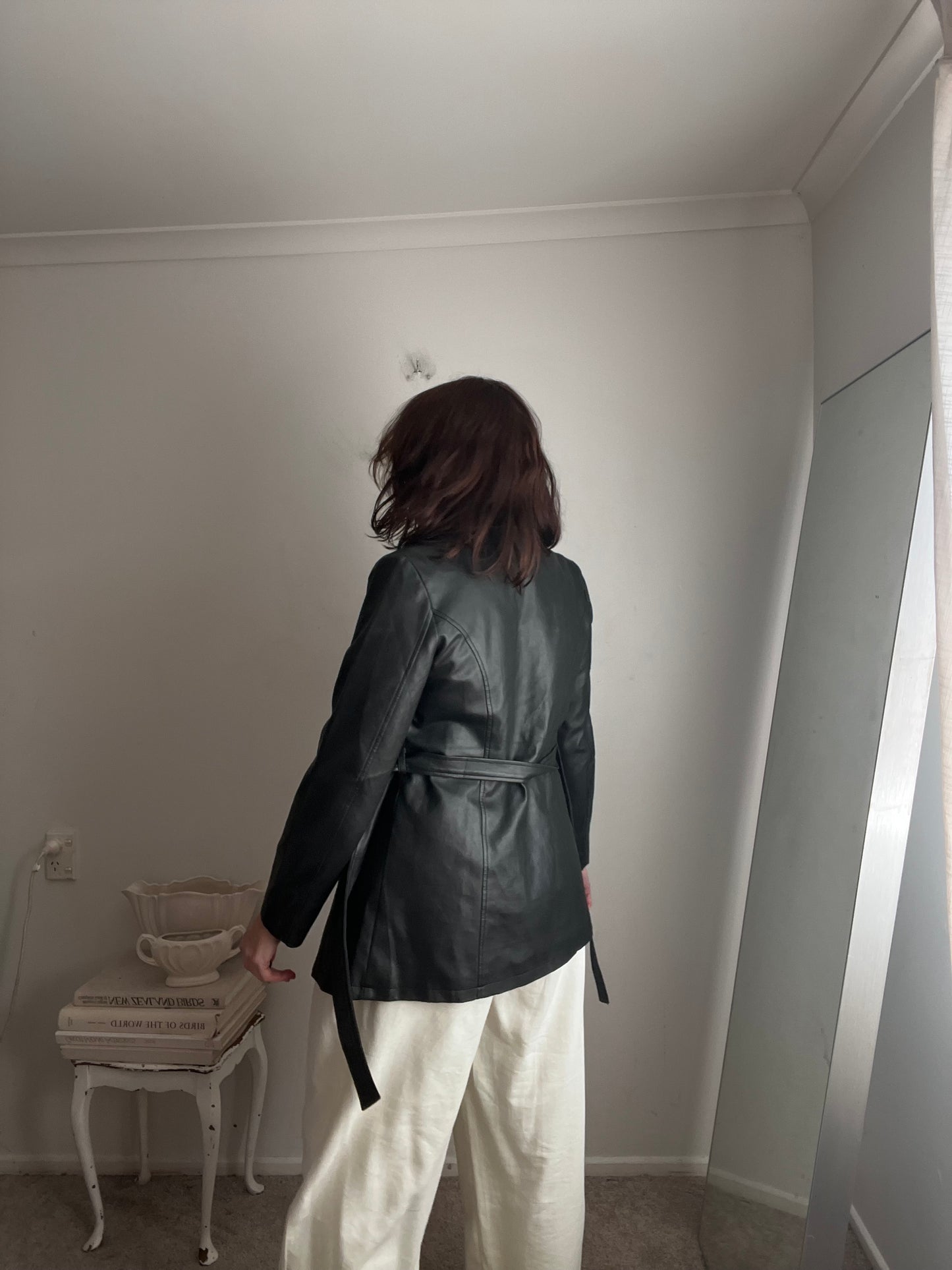 Faux leather jacket (8-10)