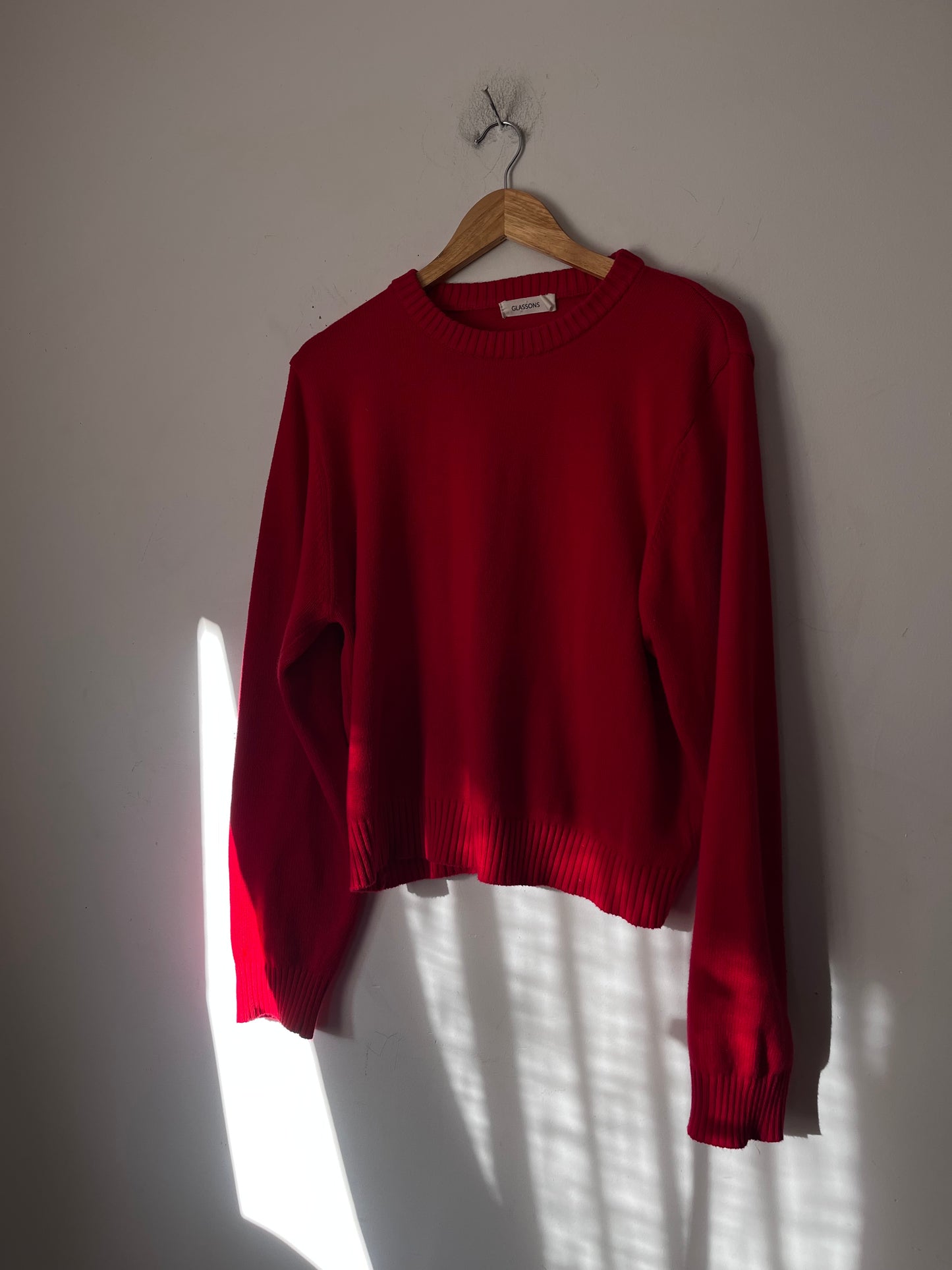 GLASSONS Cotton Crew Neck Knit RRP$40 (10-12)