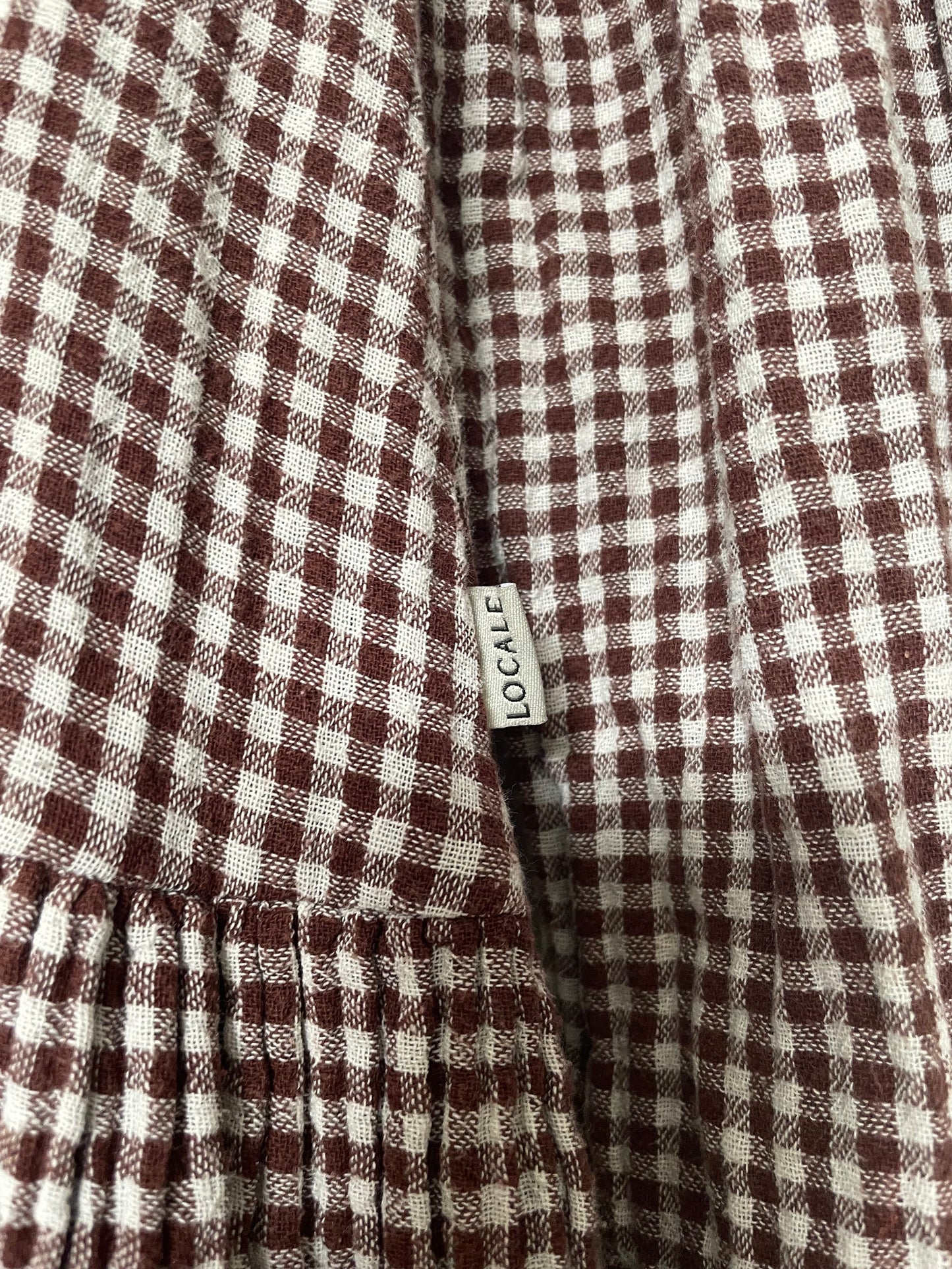 LOCALE gingham dress RRP$100 (8-10)