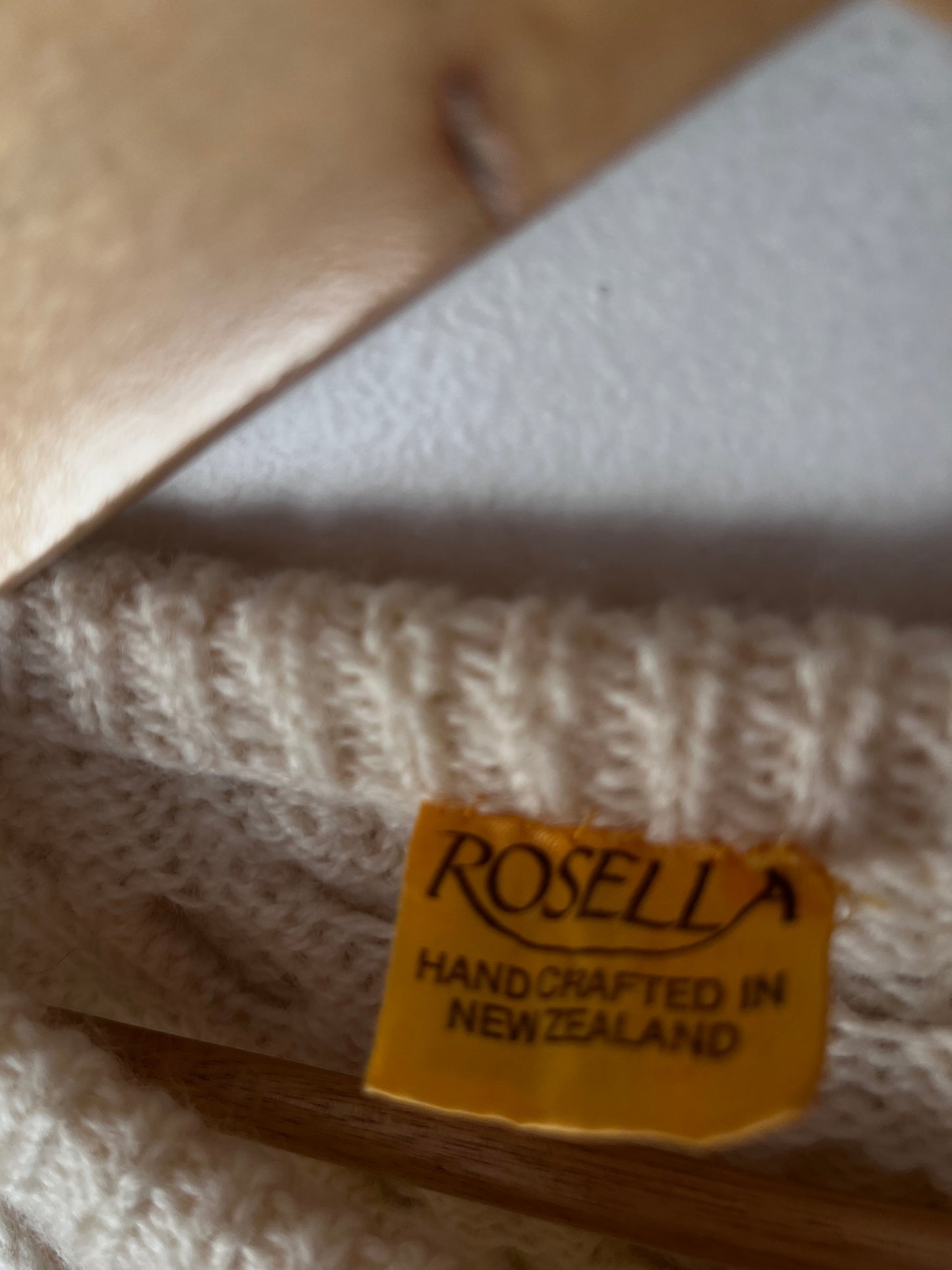 Hand Knit Cable Knit Jumper (6-10)