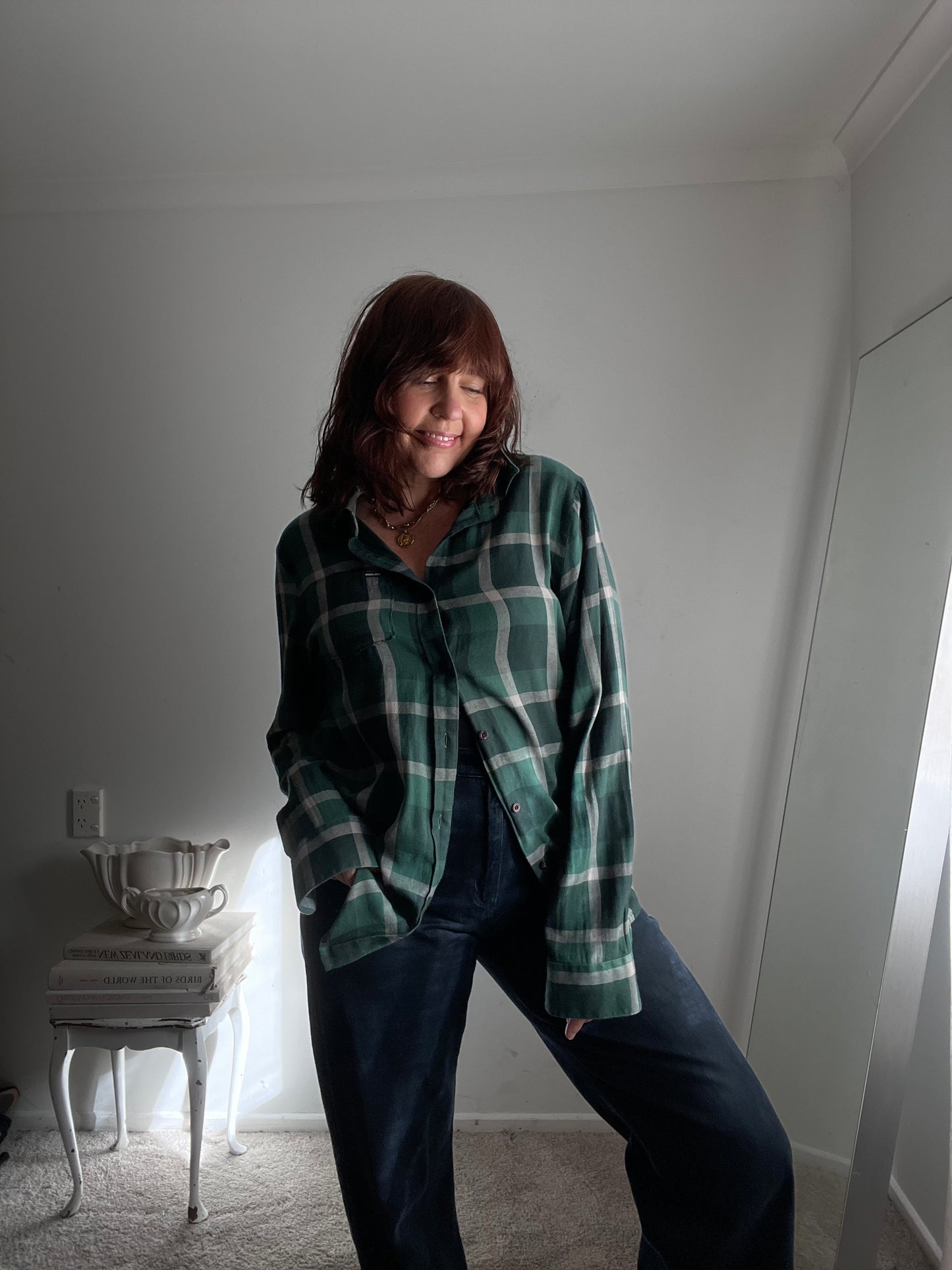 VOLCOLM Green Check Shirt RRP$140