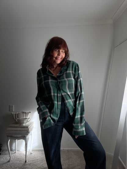 VOLCOLM Green Check Shirt RRP$140