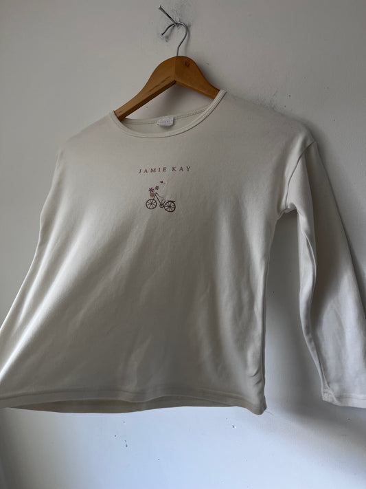 JAMIE KAY Bicycle Long Sleeve Top (Size 8)