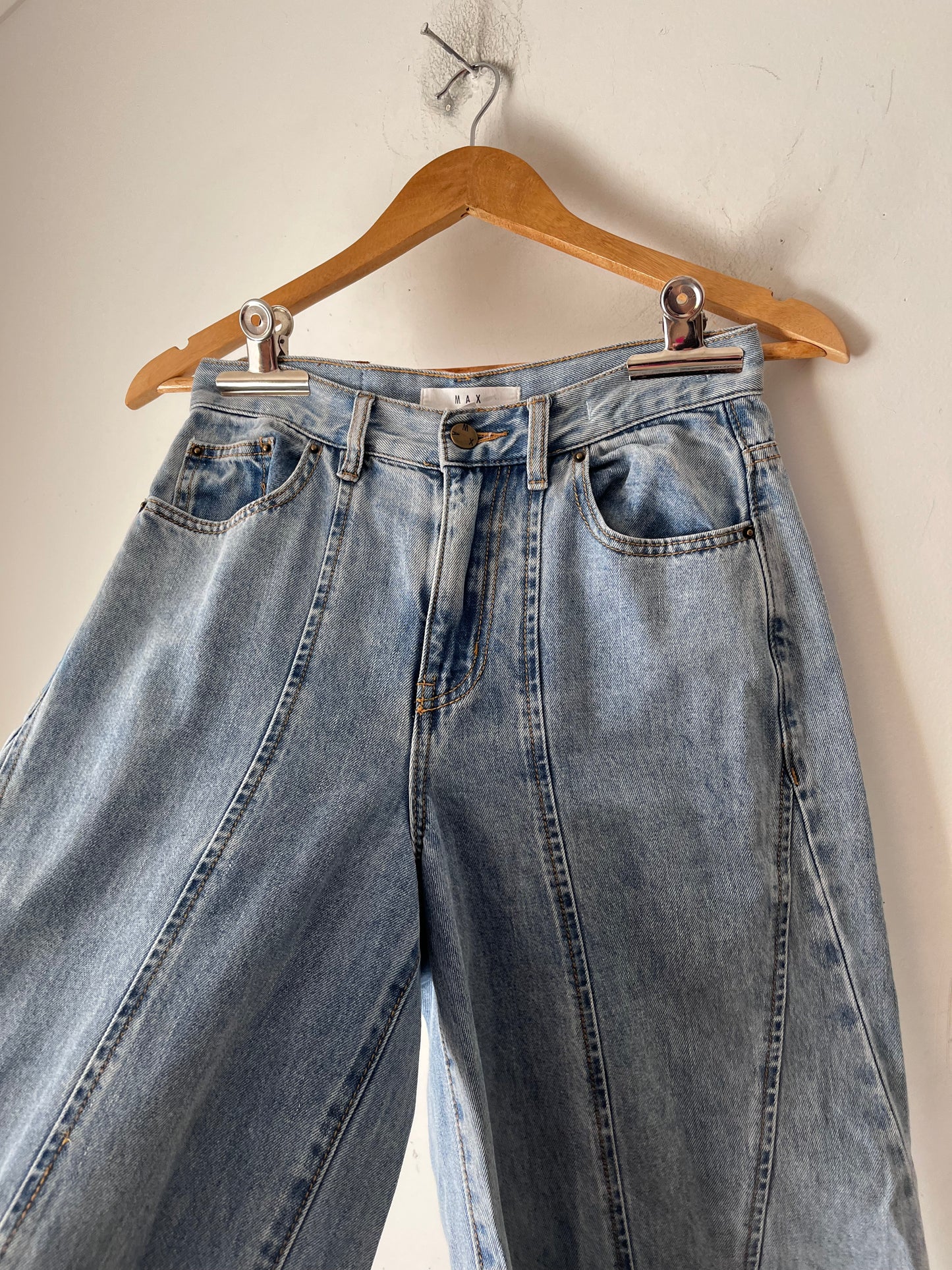 MAX Lisbon Panel Detail Jeans RRP$150 (6-8)