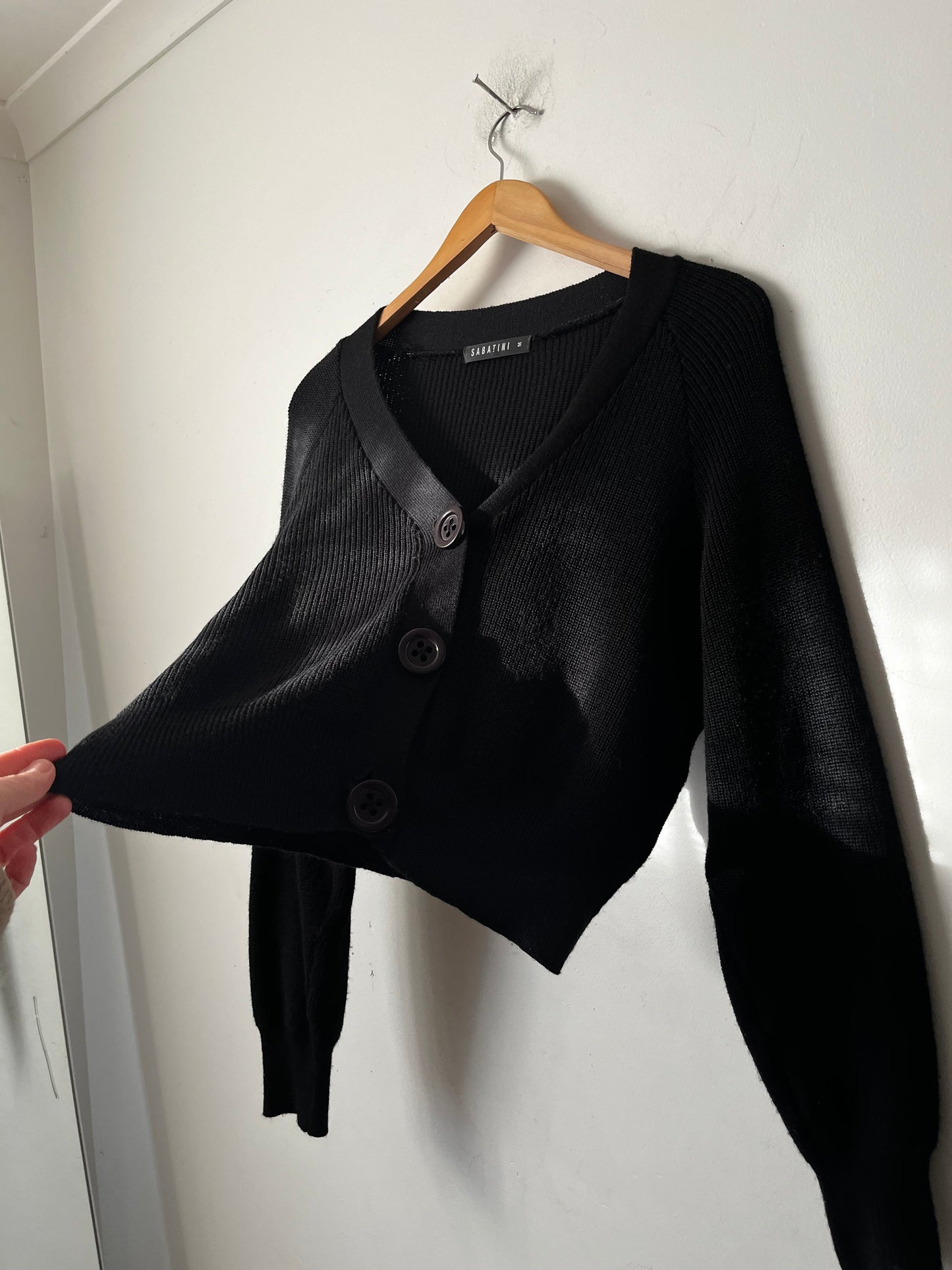 SABATINI Merino Wool Cardigan RRP$399 (10-12)