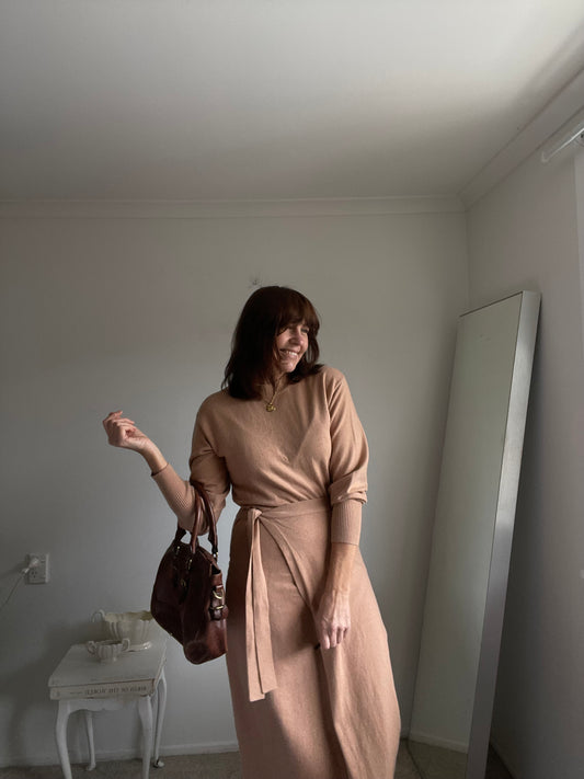 MINERAL wrap dress RRP$140 (12-14)