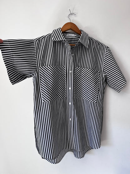ZOE KRATZMANN Striped Cotton Shirt RRP$299 (8)